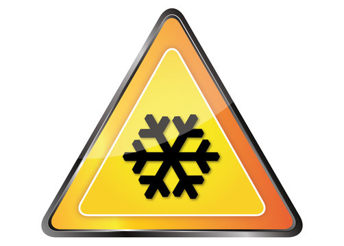 Panneau avertisseur neige