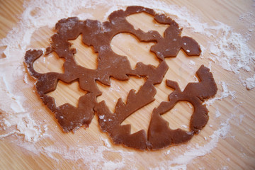 Gingerbread. The Christmas cookies