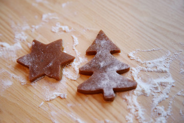 Fototapeta na wymiar Gingerbread. The Christmas cookies