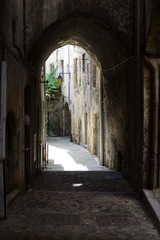 Obraz premium Altstadtgasse in Crest