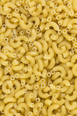 background of raw pasta from durum wheat