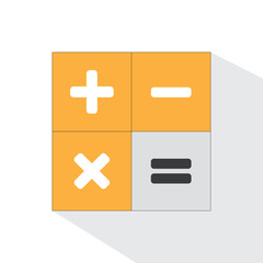 Obraz premium User interface calculator icon