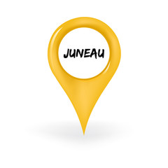 Naklejka premium Location Juneau