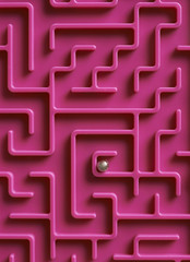 Ball At The Centre Of Maze