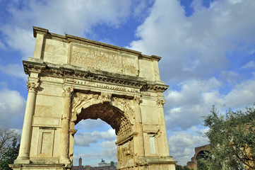 Fototapeta premium Roma i Fori Imperiali - Arco di Tito