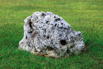 large white stone