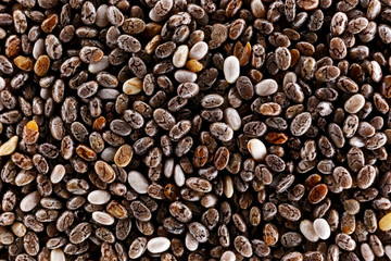 Chia seeds - macro