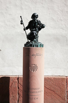 St. Jacob in front of St. Jacob's church, Miltenberg, Germany