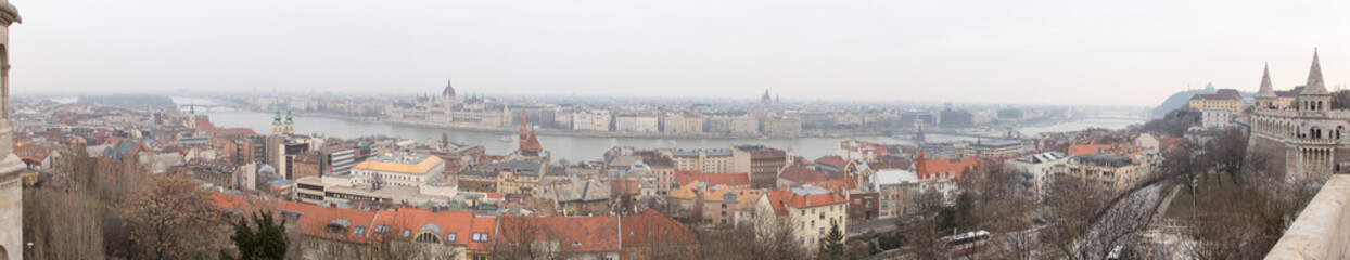 Fototapeta na wymiar Panorama of Budapest 6