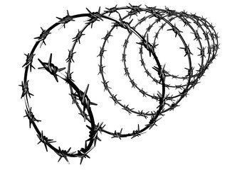 Filo spinato recinzione protezione propriet&agrave;