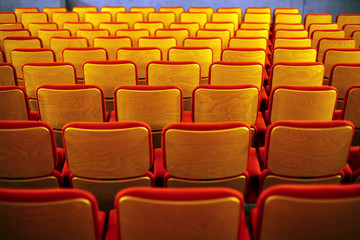 Naklejka premium Cinema seats