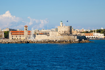 Coast of Rhodes Greece