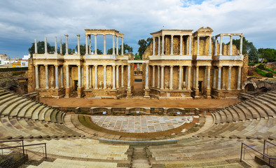 Fototapeta premium ruin of Antique Roman Theatre
