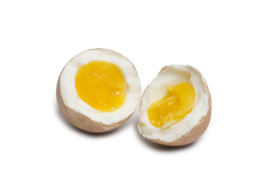 Boiled Egg splitted in two half