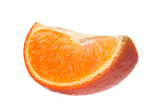 Tangerine citrus slice