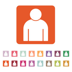 The avatar icon. Avatar symbol.