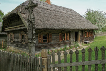 Fototapeta na wymiar Ancestor wooden house