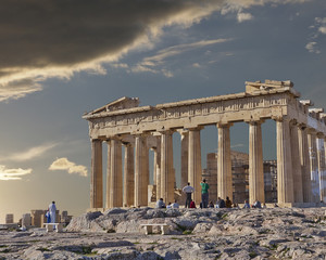 Acropolis of Athens Greece, Parthenon ancient temple