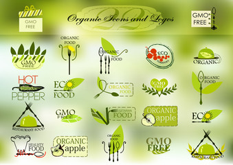 Organic icons and logos for your design