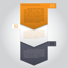 design paper progress steps.vector/eps10.