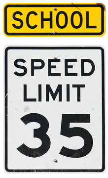 Signs: School Zone Speed Limit