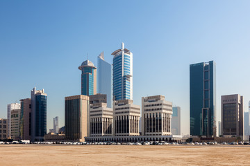 High-rise buildings in Kuwait City, Middle East