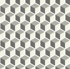 A seamless cube style pattern illustration