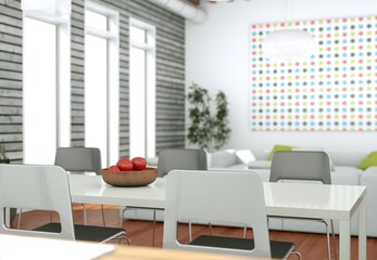 modernes Loft Interieur Design