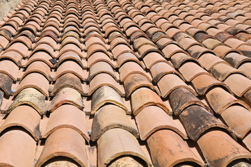 Tile roof.