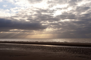 Fototapeta na wymiar Beach of Amrum