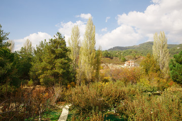 Cyprus village in mountains