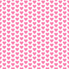 Heart seamless pattern polka dot