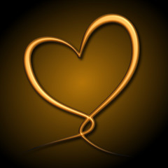 Heartloop gold / gold