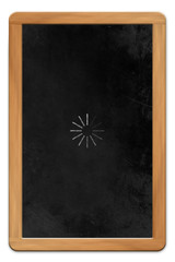 Blackboard with Loading Symbol