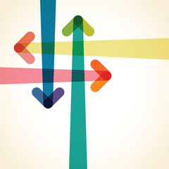 Fototapeta premium arrow background