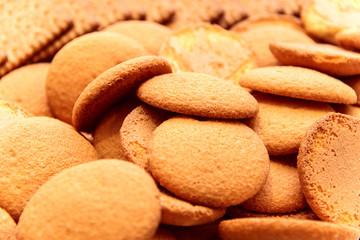 brown biscuits