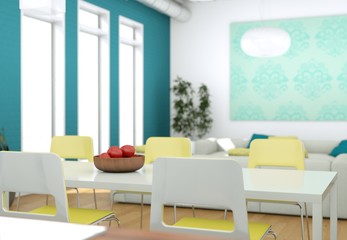 modernes Loft Interieur Design