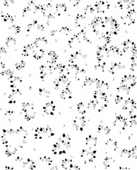 Vector seamless leaves pattern.