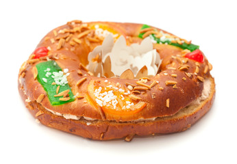 Traditional cake Roscon del Reyes