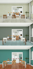 moderne Wohnung Interieur Design