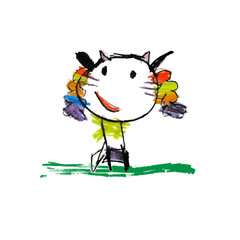 Children's illustration of the animal