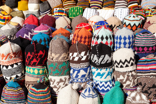Hat sale in Morocco