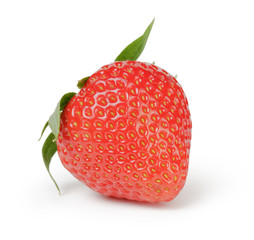 whole strawberry berry isolated on white