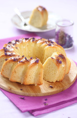 Lemon Cake with White Chocolate Glaze