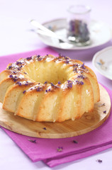 Lemon Cake with White Chocolate Glaze