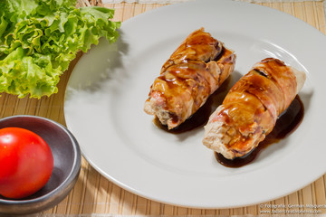 Sillao de tilapia en salsa de soya