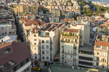 evening panorama of Istanbul