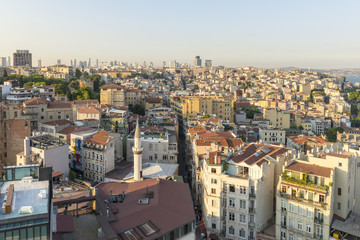 Obraz premium evening panorama of Istanbul