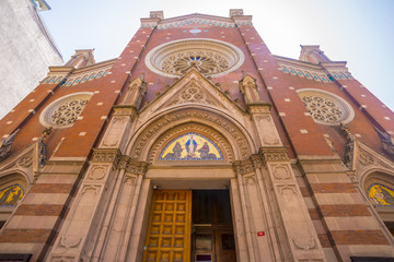 Obraz premium The building of the Vatican mission in Istanbul