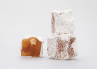 Traditional Turkish dessert, Turkish delight - Rahat Lokum